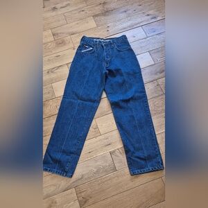 Vintage PACO Straight Fit Men's Dark Blue Denim Jeans Size 30x29